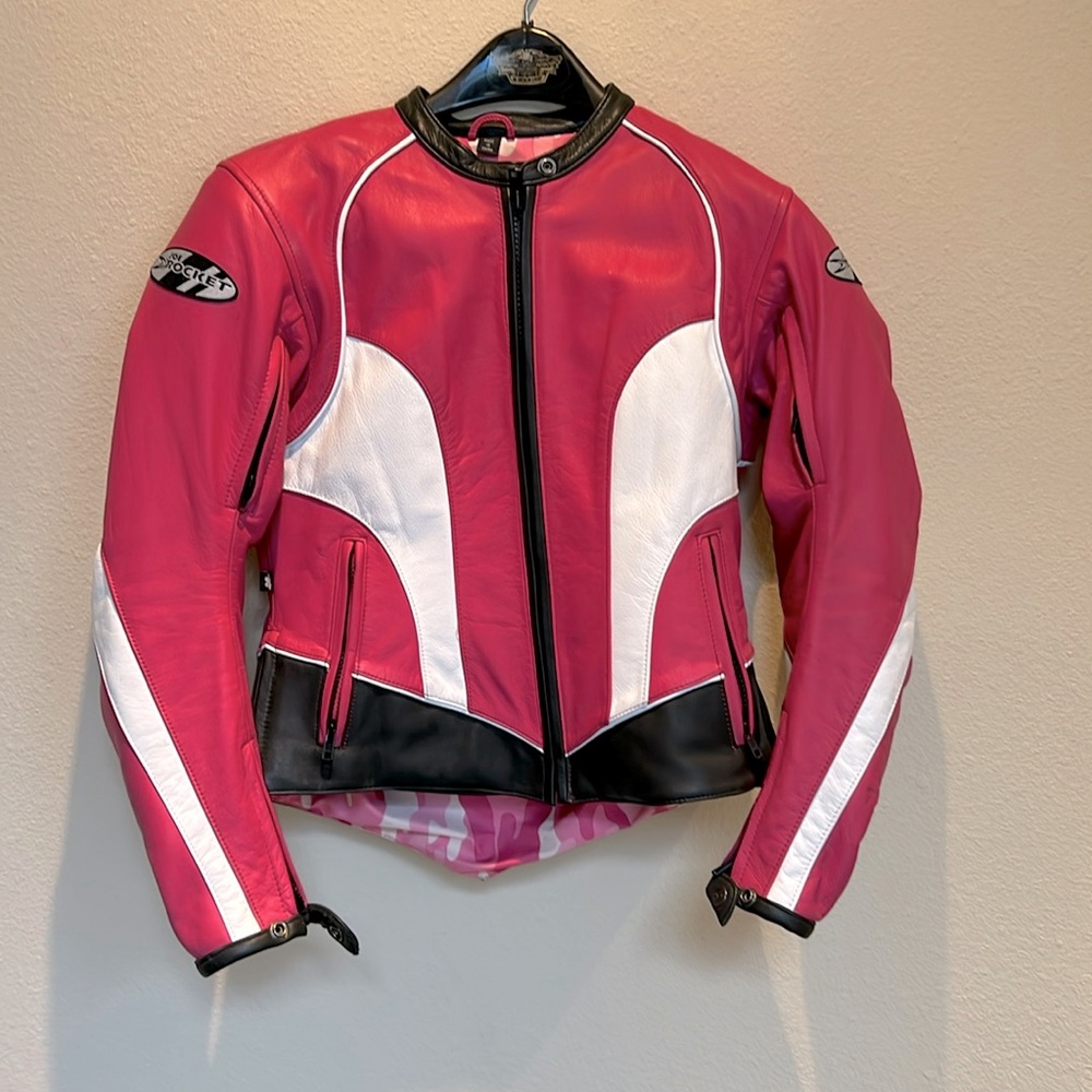 Rocket Girl/Joe Rocket Leather Moto Jacket Sz XS